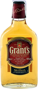 Виски Grant's Triple Wood 5 - 6 лет выдержки 0.2 л 40% (5010327208107)