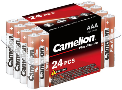 Батарейки Camelion Plus Alkaline AAA (LR03) 24 шт (LR03-PB24)