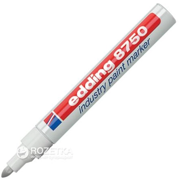 Специальный промышленный лак-маркер Edding Industry Paint 8750 2-4 мм Белый (e-8750/011)
