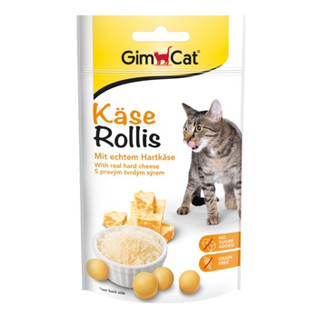 Лакомства для кошек Gimborn GimCat Kase-Rollis общеукрепляющий комлекс 40 г (4002064418339/4002064418728)
