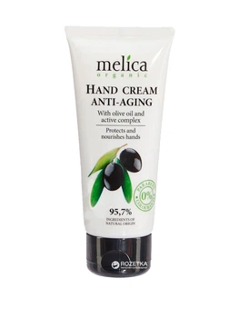 Омолаживающий крем для рук Melica Organic с оливковым маслом и активными компонентами 100 мл (4770416342204)