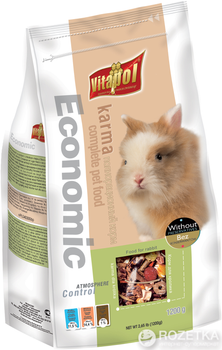 Повнораціонний корм для кролика Vitapol Economic 1.2 кг (5904479001269)