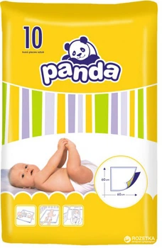 Пелюшки дитячі Panda 60х60 см 10 шт (5900516601546)