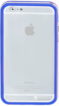 Бампер для смартфона Promate Bump-I6 для iPhone 6/6s Blue (bump-i6.blue)