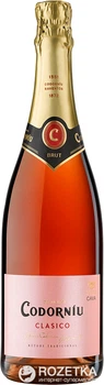 Вино ігристе Codorniu Clasico Seco рожеве сухе 0.75 л 11.5% (8410013006142)