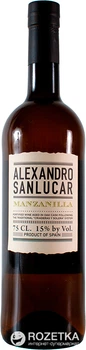 Вино Alexandro Sanlucar Manzanilla біле сухе 0.75 л 15% (8437007529418)