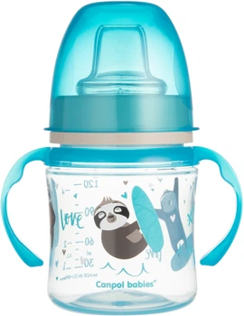 Тренировочная кружка Canpol Babies 120 мл Голубая (35/207_blu)