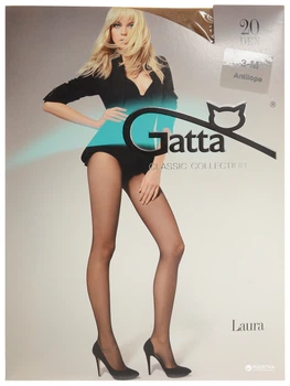 Колготы 20 Den женские Gatta Laura 4 р Бежевые (5900042058081)