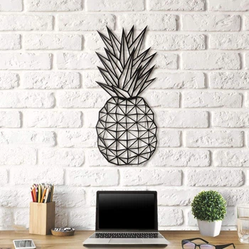 Об'ємна картина з дерева DecArt Pineapple 150х66 см