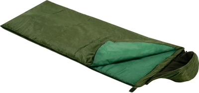 Спальный мешок одеяло Champion Average с капюшоном Зеленый (NE-S-1277)