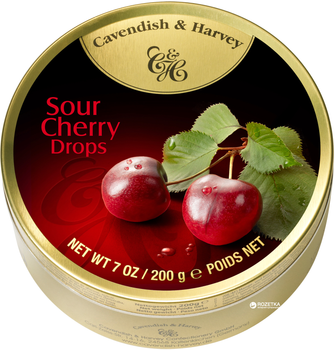 Льодяники Cavendish & Harvey з вишнею 200 г (4013197767027)