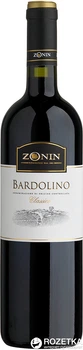 Вино Zonin Bardolino Classico Doc червоне сухе 0.75 л (8002235572552)