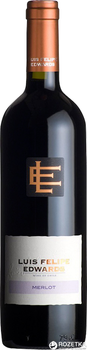 Вино Luis Felipe Edwards Merlot червоне сухе 0.75 л (7804414000648)