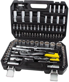 Набор насадок торцевых и бит Sigma 1/4" 1/2" 94 шт CrV в кейсе (6003761)