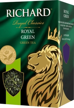 Чай Richard зелений байховий листовий Royal Green 90 г (4823063702379)