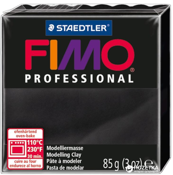 Пластика Fimo Professional Черная 85 г (4007817800300)