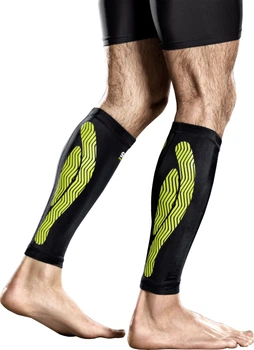 Бандаж на икру Select Calf Compression Support 6150 XS Черно-зеленый 2 шт (5703543120581)