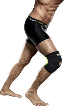 Наколінник з отвором Select Knee Support w. Open Patella 6201 XL Чорно-зелений 1 шт (5703543560189)