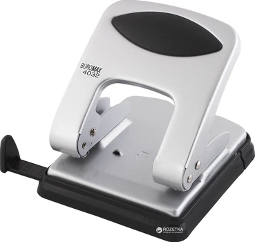 Діркопробивач Buromax 40 аркушів Сріблястий (BM.4032-24)