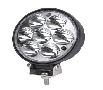 Светодиодная балка дополнительная фара 7 LED дальний свет круглая 21W Autoexpect (05007)