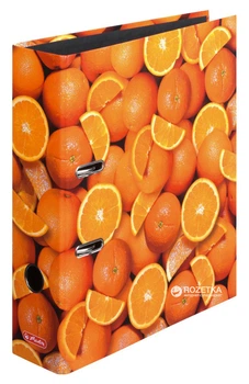 Папка-реєстратор Herlitz maX.file World of Fruit Orange А4 80 мм Різнокольорова (10626190)