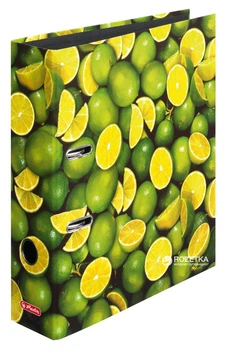 Папка-регистратор Herlitz maX.file World of Fruit Lime А4 80 мм Разноцветная (10485134)