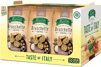 Брускети Maretti Гриби зі сметаною 70 г х 15 шт (1.05 кг) (3800205875208_33800205875209)