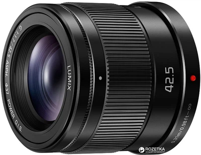 Panasonic Micro 4/3 Lens 42.5mm F1.7 ASPH. Power O.I.S (H-HS043E-K)