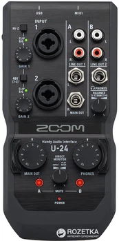 Аудиоинтерфейс Zoom U-24 USB (283 478)