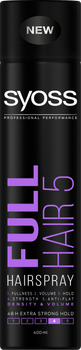 Лак для волос SYOSS Full Hair (фиксация 5) 400 мл (5201143726658)