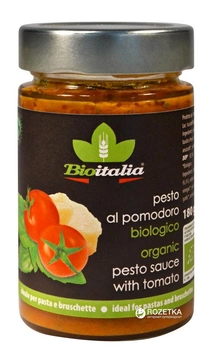 Соус песто Bioitalia с томатом 180 мл (8024046170017)