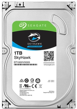 Жесткий диск Seagate SkyHawk HDD 1TB 5900rpm 64MB ST1000VX005 3.5 SATAIII