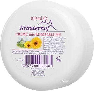 Щоденний універсальний крем Krauterhof з календулою 100 мл (4075700038581)