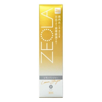 Зубная паста ZEOLA Lemon ginger Лимон Имбирь 60 г (4582118954339)