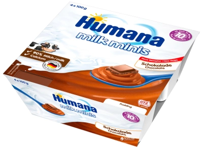 Пудинг Humana Baby Pudding Schoko Шоколадный 4 х 100 г (4031244784469)