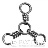 Вертлюг потрійний MiniMax 3-way Swivels №8 13 кг 10 шт. (YM-1717-8)
