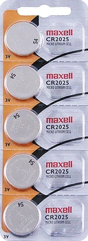 Baterie Maxell CR2025 5 szt (18586200)