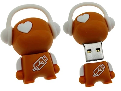 Uniq DJ MUSIC FLASH оранжевый / белый 256GB (256C14990U3)