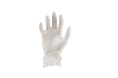 Перчатки Алиско - медицинские (белые) (L) (в пачке 100 перчаток) (mirza-030)