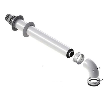 Комплект коаксіальний Bosch 7716050064 AZ 389 вертикальний, довжина 810 мм, діаметр 60/100 мм