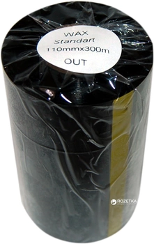 Риббон Принтмарк Wax 110 мм x 300 м Out Black (110300W)