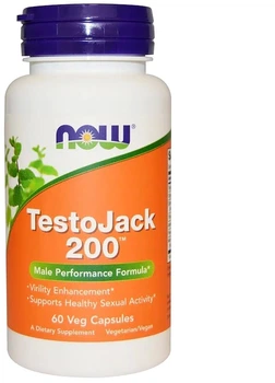 Бустер тестостерону Now Foods TestoJack 200 60 капсул (733739021984)