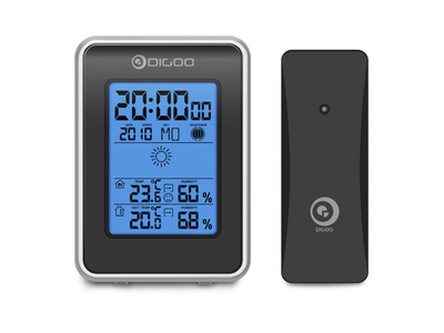 Метеостанция Digoo DG-TH1981 гигрометр термометр с внешним радио датчиком Digoo (532521157)
