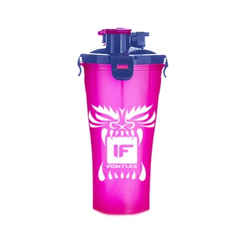 Шейкер IronFlex Hydra Cup Drakon 828 мл, Pink