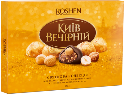 Цукерки Roshen Київ вечірній 176 г (4823077616013)