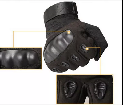 Перчатки тактические Закрытые с усиленным протектором OAKLEY Black размер L