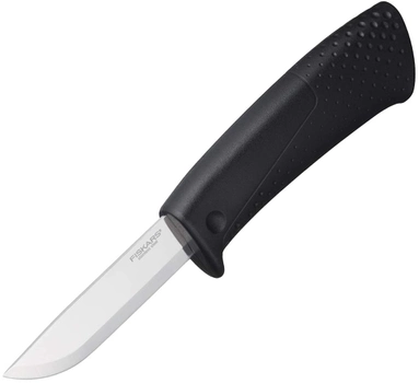 Строительный нож с точилом в чехле Fiskars (1023617/156016)