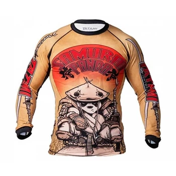 Рашгард з довгим рукавом Tatami Fightwear Panda Samurai (S) Принт