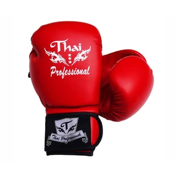 Боксерские перчатки Thai Professional BG3 (12oz) Красные