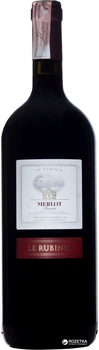 Вино Verga Le Rubinie Merlot Veneto IGT червоне сухе 1.5 л (8000128084434)